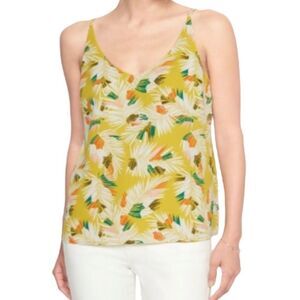 Banana Republic Factory Palm Print Cami Blouse in Size XS